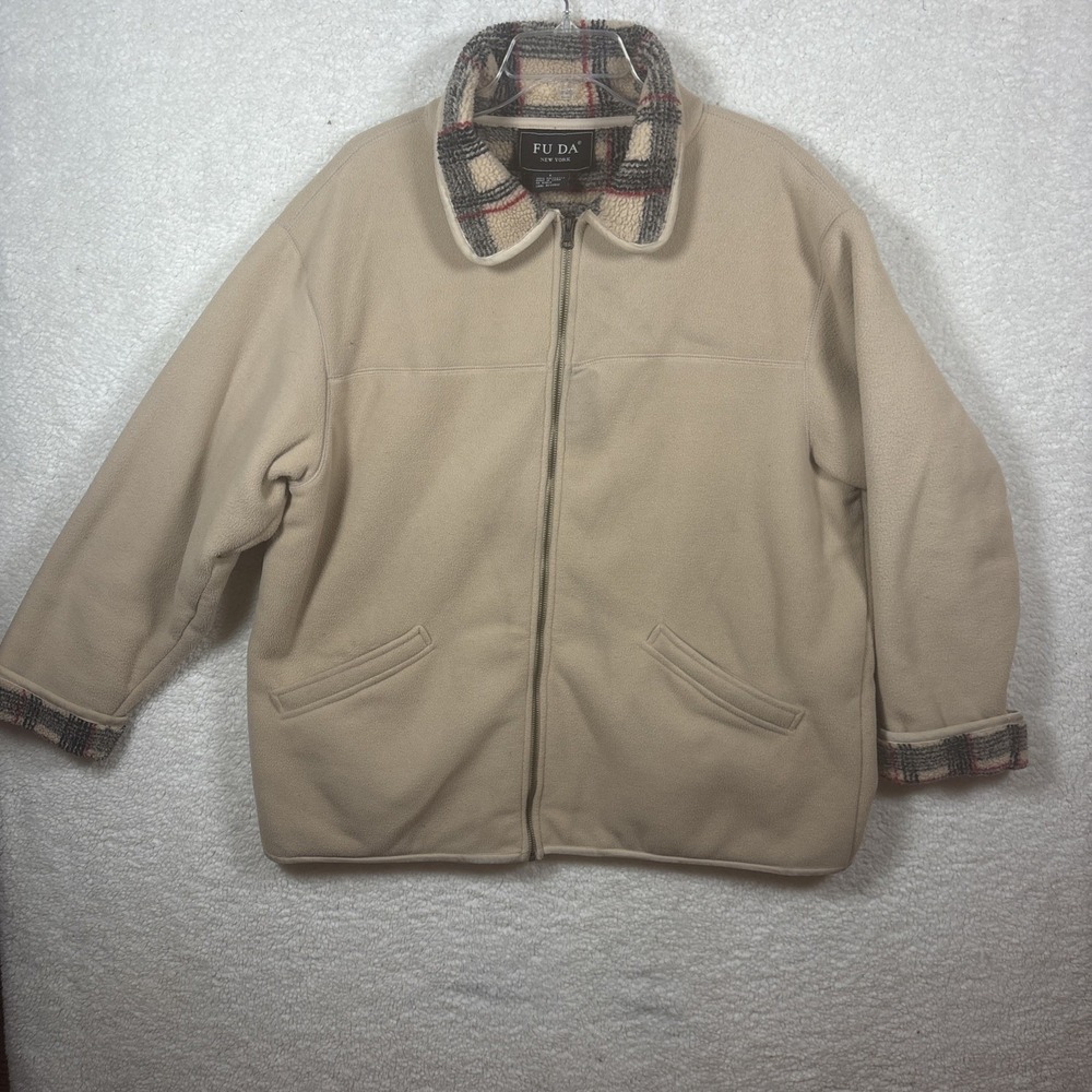 Fuda Faux  Coat‎ Jacket Lined Womens Size Large  Women